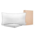 thumbnail image 1 of Almohadas de cama VEVOR, paquete de 2, tamaño queen, suaves y esponjosas, de plumón de ganso, para dormir., 1 of 9