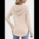 thumbnail image 5 of Camisetas de Larga para Mujer, Sudaderas con Capucha de Moda con Bolsillo de Canguro, Sudaderas de Otoño Albaricoque XL, 5 of 7