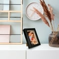 thumbnail image 6 of IBASETOY Vintage Black Wooden Picture Frame for Home Display with Elegant Rectangle Design, 6 of 8