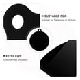 thumbnail image 3 of OUNONA Induction Cooktop Mat Black Silicone Non Slip Heat Insulation Cooking Pad 1Pcs, 3 of 8