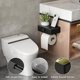 thumbnail image 5 of Porta Rollos Papel De Baño Con Cajón Para Toallitas Adhesivo Color Negro, 5 of 6