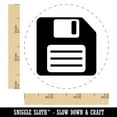 thumbnail image 2 of Save Icon Floppy Disk Rubber Stamp for Scrapbooking Crafting Stamping - Small 3/4 Inch, 2 of 7