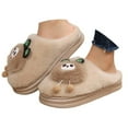 thumbnail image 3 of Gaexia Womens Slippers Size 10,Cute Slippers for and Warm Home Shoes for Fall and Winter,Outdoor Slippers, 3 of 7