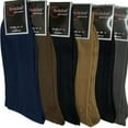 thumbnail image 1 of 18 Pairs Mens Dress Socks Multi Color Casual Work Size 10-13 Crew, 1 of 1