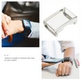 thumbnail image 4 of Étui de Protection Écran Complet Étui Plaqué Délicat Compatible pour Fitbit Charge 3/4 (Argent), 4 of 8