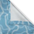 thumbnail image 6 of Ambesonne Train Track Valance & Curtain, Swirl Railroads, 55"x36", Blue Pale Blue White, 6 of 7