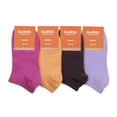 thumbnail image 4 of GoWith Cotton Colorful Sneaker Socks For Women | 4 Pairs | Model: 2131, 4 of 10