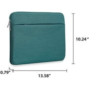 JIMISHA Laptop Sleeve Case Bag Compatible with 13-13.3 Inch MacBook Pro, MacBook Air, Notebook, Polyester Vertical
