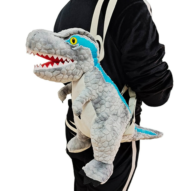 3D Dinosaur Backpack for Kids Dinosaur Bag for Kids with Adjustable Straps and Zipper Cool Dinosaur Costume Accessories for Boys and Girls Dinosaur