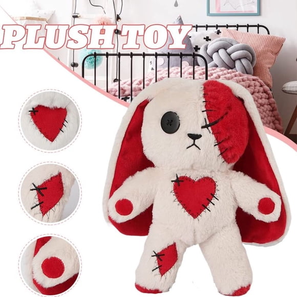 EASTIN Love Rabbit Plushie Dreadfuls Plush Toy Adorable Dreadfuls Love Plush Doll Soft Stuffed Toy Kids Anime Fans Gifts
