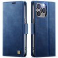 thumbnail image 2 of YEYKX for iPhone 12 Pro Funda para Teléfono con Billetera Magnética de 6,1 Pulgadas, Funda Protectora de Cuero con Función de Tarjetero, Funda con Tapa a Prueba de Golpes, Azul, for iPhone 12 Pro, 2 of 10
