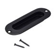thumbnail image 3 of Sliding Barn Door Handle Pull And Flush Gate Hardware Kit Set Matte Black, 3 of 6