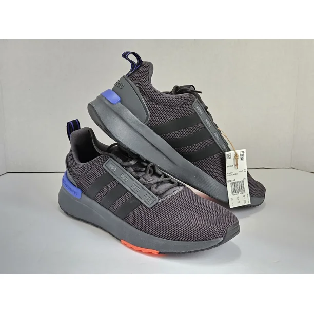 Ad-id-as Men's Racer TR21 Black Grey Athletic Running Shoes Sneakers Trainers New