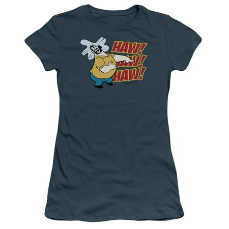 - Popeye The Sailor Man Cartoon Character Brutus Bemused Juniors Sheer T-Shirt Tee
