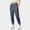 Blue, variant on Brondbend Leggings with Pockets for Women Workout Pants for Women Solid Color Ankle Binding Elastic High Waisted Casual Yoga Pants Slim Leg Casual Fitness Running Lightweight