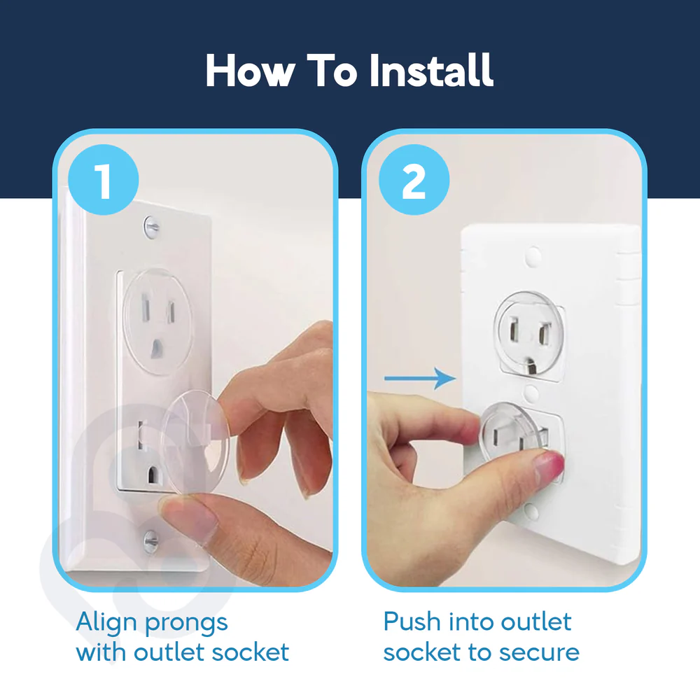 Baby Proof Me Outlet Covers 24-Pack Clear photo 4