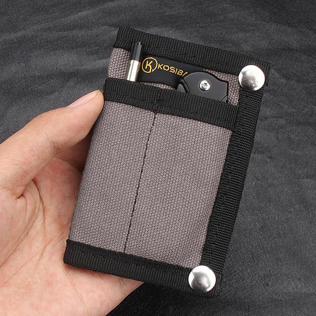 Riñonera Cartera Tarjetero Deportes al aire libre Caza Monedero Gris oscuro Gris Likrtyny Para Estrenar