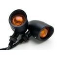 thumbnail image 2 of Krator Motorcycle 2 pcs Black Amber Turn Signals Lights Compatible with Yamaha Raider S XV 1900 XV1900, 2 of 6