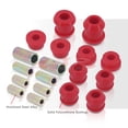 thumbnail image 3 of For 1992-1995 Honda Civic / 1994-2001 Integra / 1993-1997 Del Sol 8-Piece Front Upper & Lower Control Arm Polyurethane Bushings Kit (Red) - EG DC DB EH6 Suspension, 3 of 4