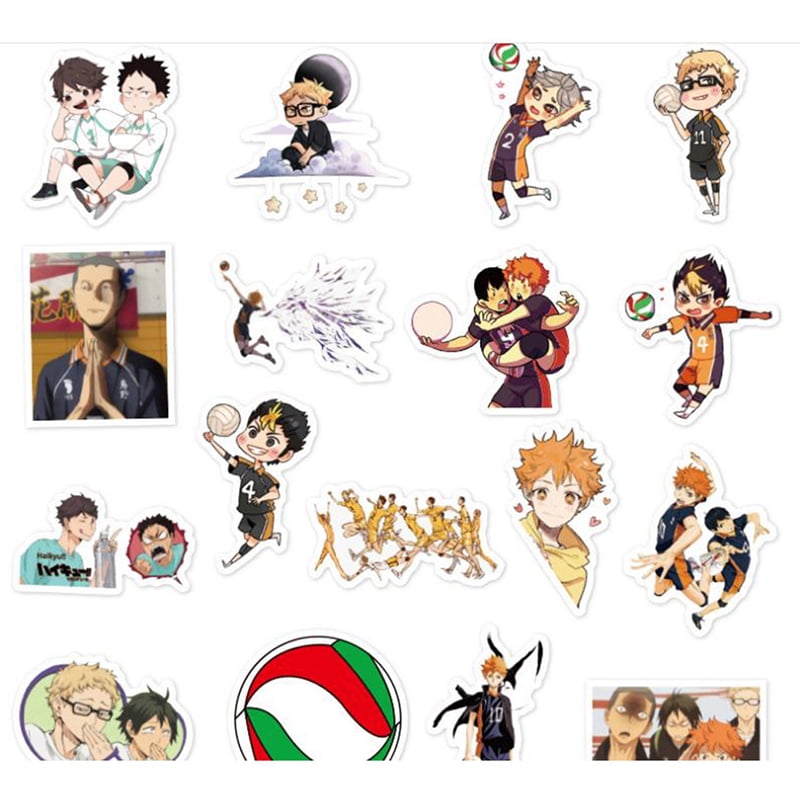 haikyuu sheet 1 sticker cute stickers anime stickers anime printables