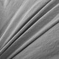 thumbnail image 3 of Unique Home 3 Piece Jana Duvet Cover Solid Color Bed In A Bag Clearance Bedding Set Fade Resistant, Super Soft (King, Gray), 3 of 6