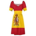 thumbnail image 6 of Spanish National Flag Dress Prom gown african dresses for woman, 6 of 7