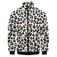 thumbnail image 3 of Leopard Print Zipper Hoodies Sweatshirts 3D Printed Jackets For Men Women Clothing Casual Fashion Trendy Unisex Coat Jacket Tops, 3 of 7