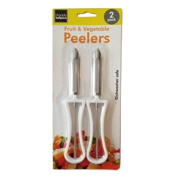 Handy Housewares 2 Piece Swivel Vegetable Peeler Set - Ideal for Apples, Carrots, Potatoes