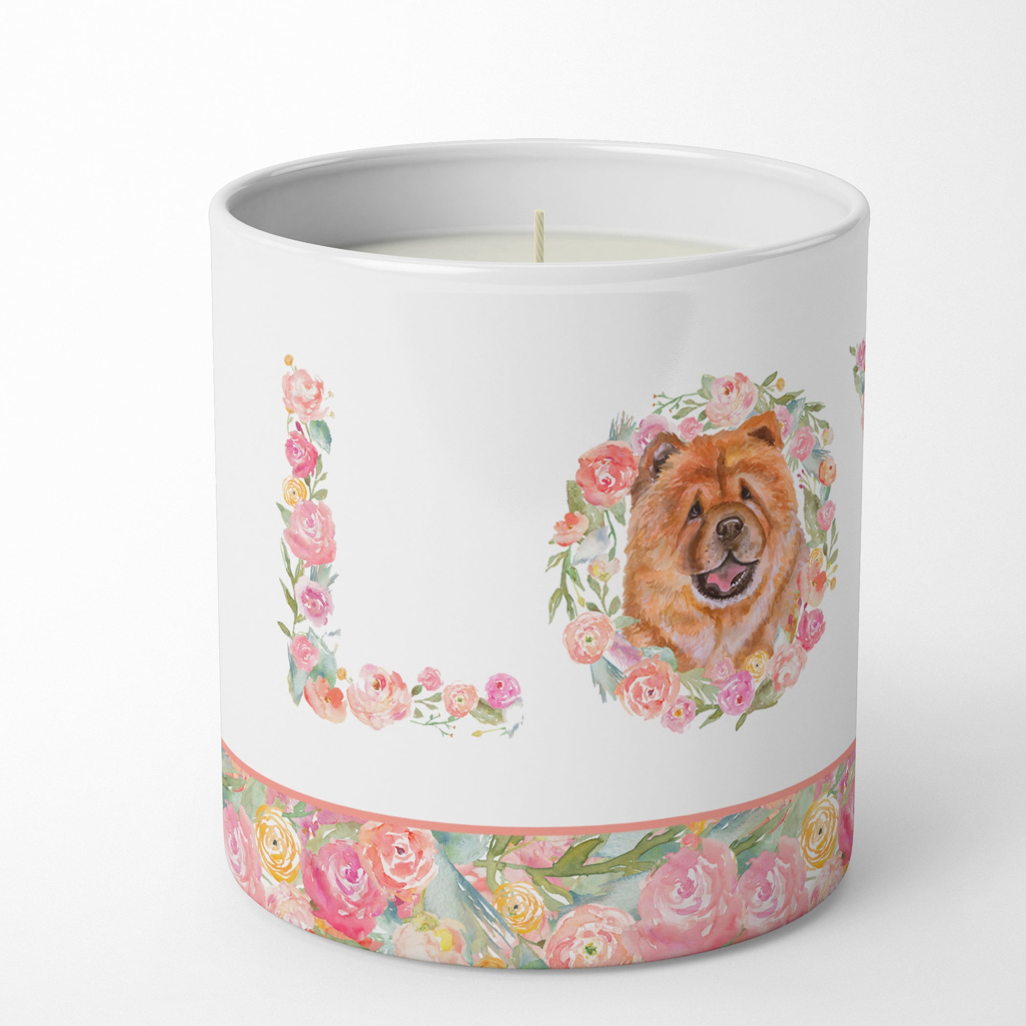 Chow Chow Love 10 oz Decorative Soy Candle 3.25 in x 3.75 in