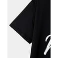 thumbnail image 3 of Camiseta de cuello redondo con estampado "Nah" - Suave, transpirable, de manga corta, informal, para actividades al aire libre. Ropa cómoda para el día a día. Para adultos, hombres, mujeres, adolescen, 3 of 6
