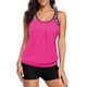thumbnail image 1 of Trajes de baño para mujer, Trajes de baño para mujer, Trajes de baño de dos piezas con estampado conservador y espalda con tirantes, Traje de baño para mujer, 1 of 7