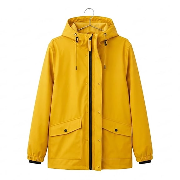 Black Raincoat Men's XXL