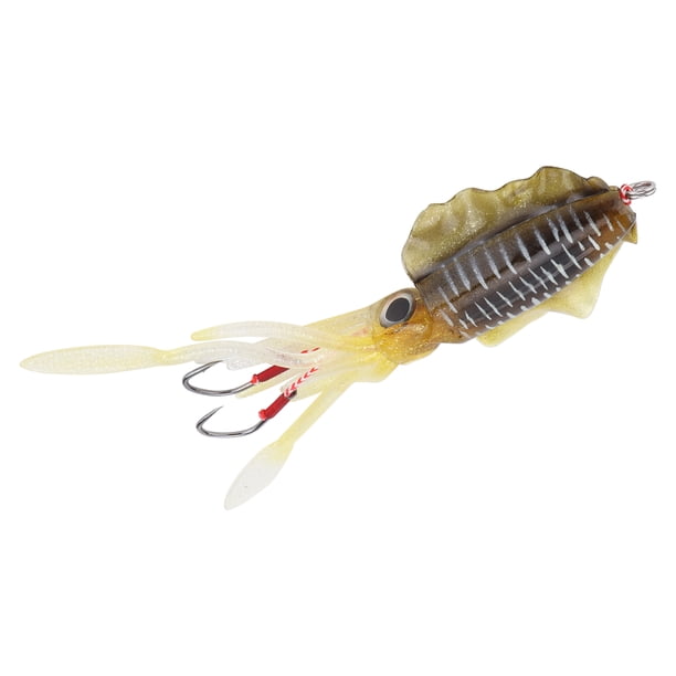 Pulpo luminoso oscuro, señuelo para pesca de calamares para señuelos de pesca realistas Señuelo para pesca de calamares y pulpos con un rendimiento inigualable