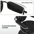 thumbnail image 6 of BarberPub Hydraulic Salon Chair, Swivel Barber Chair, Faux Leather, 6 of 8