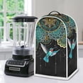 thumbnail image 5 of HELLHERO Food Processor Cover 1pc Dust Cover Polyester Fitted for Kitchen Home Multifunctional, Hummingbird with Mandala Ornament, 5 of 6