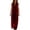 Red, variant on Unir Loose Sleeveless Wide Leg Jumpsuit For Women, V‑Neck Button Front Linen‑Feel Casual One‑Piece, Summer Vacation Everyday Wear Jumpsuit, 1 Piece, S‑XXXL, Plus Size Friendly