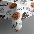 thumbnail image 5 of Classic Elements Halloween Pattern Square Tablecloth,Waterproof Square Table Cover,Wipeable Spillproof Washable Table Cover for Home Kitchen Party Decor 52"x52"(132x132cm), 5 of 6