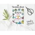 thumbnail image 3 of Darling Souvenir Multicolor Birthday Invitation Card Printable Elegant Fill or Write In Blank Party Invites 28 Pcs 5 x 7 Inches, 3 of 5
