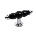 thumbnail image 2 of Nordic - Zinc Die Cast, 3-3/8" dia. T-Knob, Satin Nickel / Cream Crackle, 2 of 3
