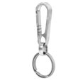 thumbnail image 3 of Llavero portátil de aleación de titanio, llavero de cintura para llave de coche, llavero duradero (plata), 3 of 8