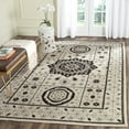 thumbnail image 2 of SAFAVIEH Kenya Elizabeth Geometric Area Rug, Ivory/Grey, 3' x 5', 2 of 7