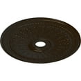 thumbnail image 3 of 29 1/8"OD x 3 5/8"ID x 1"P Oakleaf Ceiling Medallion (Fits Canopies up to 6 1/4"), Hand-Painted Bronze, 3 of 6