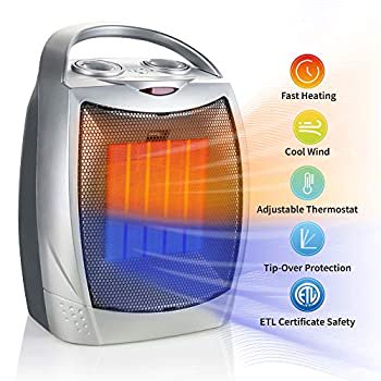 heater electric portable heat space ceramic walmart thermostat 1500w efficient 750w etl certified sq adjustable desk energy ft floor office