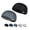 Black+dark Gray, variant on 2 Pack Men's Breathable Brimless Hat – Summer Style Mesh Tang, Large-Mesh Skullcap, Adjustable