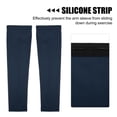 thumbnail image 5 of Unique Bargains 1 Pair Reduce Joint Pain Arm Elbow Compression Sleeve L Size Dark Blue, 5 of 6