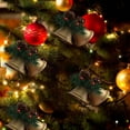thumbnail image 5 of Festive Red And Green Christmas Bell Ornament Decoration Border Winter For Holiday Family Xmas Party, 5 of 5