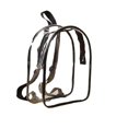 thumbnail image 7 of Heavy Duty Transparent PVC Clear Backpack, Large Capacity Bag, Stadium Approved for Concerts/Work, Sports Games and Security Checks, Suitable for Travel and Daily Outdoor Use, 12*10*4in, Black, 7 of 7