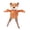 Fox, variant on PrimeGo Plush Dog Toy Squeaky Animal Elephant Duck Puppies Chew Toy Interactive Fox Frog Crinkle Toy with Arm Leg Knots for Large Medium Small Dogs