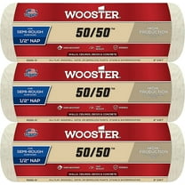 Wooster Genuine 9" 50/50 1/2" Nap 3-Pack Roller Cover - R295-9-3PK