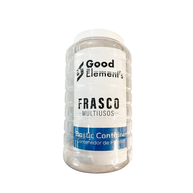 Contenedor Plástico Redondo Anillado Good Elements 3.75 L